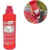 A bottle of puzzle glue with instructions and a close-up of it being used on a puzzle. Náhľad obrázku produktu
