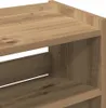 vidaXL Botník Artisan dub 60x25x81 cm Materiál na bázi Náhled obrázku produktu 7