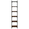 Libreria 6 ripiani effetto rovere marrone 40x30x188cm Anteprima dell’immagine prodotto 4