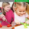 Sada 7 plastových kuchyňských potřeb pro děti, dřevěné Náhled obrázku produktu 4