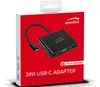3-in-1 adapter, USB-C naar VGA/USB/USB-C Productafbeelding-voorbeeld 1