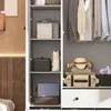 180 cm Hoher Weißer Kleiderschrank mit 5 Schubladen, Produktbild-Vorschau 7