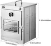 SucceBuy Fornello da campeggio pieghevole in acciaio inox, Anteprima dell’immagine prodotto 8