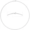 JOBO Halsreif 925 Sterling Silber rhodiniert 1,2 mm 42 cm Produktbild-Vorschau 3