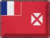 vianmo Blechschild 30x40 cm Wallis und Futuna Retro Flagge Produktbild-Vorschau 1
