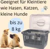 Transportbox Oben Öffnen Hunde Katzen Kleintier Transport Produktbild-Vorschau 4