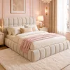 Letto imbottito Flieks 140x190 cm con rete a doghe, letto Anteprima dell’immagine prodotto 1
