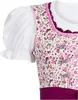 Kinderdirndl 3-teilig Nadja in Beere in Nübler Größe 122 Produktbild-Vorschau 3