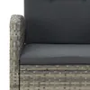 vidaXL Ensemble de jardin 7 pièces avec coussins Gris Poly Voir les images du produit 6