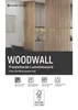 HEXIM Raumteiler Lamellenwand 275x58cm MDF Raumtrenner Produktbild-Vorschau 8