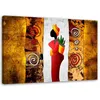 Leinwandbild indigene frau 90x60 cm Feeby braun wandbild Produktbild-Vorschau 1