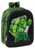 Plecak szkolny Hulk czarny zielony 22 x 27 x 10 cm 3D Podgląd zdjęcia produktu 5