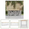 The Living Store Gartenbank aus Gabionen 103x44x42 cm Produktbild-Vorschau 1