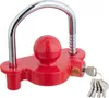 Cadenas Relaxdays pour attelages, 5 clés, protection Voir les images du produit 1