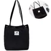 STILVORA Schultertasche Cord, Damen Schlicht – Weiche Produktbild-Vorschau 3