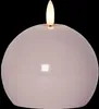 Runde LED-Kerze ,Flamme Shine', kugelförmig, hochglänzend, Produktbild-Vorschau 5