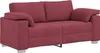 Canapé deux places vidaXL, rouge bordeaux, 180 cm, tissu Voir les images du produit 8