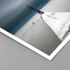 Poster - Poster ohne Rahmen - Turm Strand Himmel - 91,5x61 Produktbild-Vorschau 2