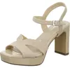 Tamaris Damen Sandalette Leder Cut-Outs Plateau High Heel Produktbild-Vorschau 6