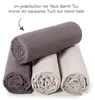 Makian Moltontücher 4er Pack 80 x 80 cm - Beige Produktbild-Vorschau 6