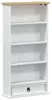 vidaXL CD-Regal Weiß 52 x 17.5 x 103 cm Massives Produktbild-Vorschau 1