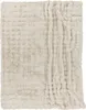 A close-up view of a cream-colored textured blanket. Produktbild-Vorschau