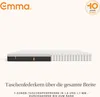 A cutaway view of a mattress showing its internal structure, with brand logo and warranty information. Produktbild-Vorschau