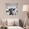 MuchoWow® Wandteppich Wandbehang Kuh - Schottisches Produktbild-Vorschau 5