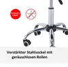 HOMCOM Pracovná stolička, stolička na kolieskach, otočná Náhľad obrázku produktu 7