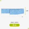 Brise-vent et brise-vue Garronda pour plage, 6 m de long, Voir les images du produit 2