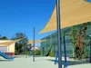 Tenda parasole in HDPE 5x5x7 color sabbia Anteprima dell’immagine prodotto 4