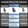 Chaise de gaming GTPLAYER, chaise de bureau, chaise Voir les images du produit 8