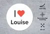 MuchoWow® Mauspad Mousepad Ich liebe - Louise - Mädchen Produktbild-Vorschau 2