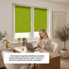 Estika Roleta bez vŕtania - 75 x 150 cm - Zelená - Náhľad obrázku produktu 4