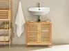 A bathroom vanity with a sink and cabinet. Náhled obrázku produktu