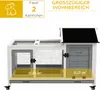 Klatka dla królików miniaturowych PawHut, klatka dla małych Podgląd zdjęcia produktu 4