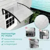 COSTWAY Overkapping voor voordeur, 102x99cm, overkapping Productafbeelding-voorbeeld 4