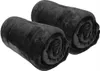 Kuscheldecke Celina 70x100 cm Schwarz 2er Pack – weiche Produktbild-Vorschau 1