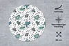 MuchoWow® Mauspad Mousepad Muster - Schildkröte - Fisch Produktbild-Vorschau 3