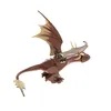 1x Lego Tier Drache braun Ungarischer Hornschwanz Harry Produktbild-Vorschau 2