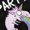 Herren T-Shirt Party Hard kotzendes Einhorn Feiern Saufen Produktbild-Vorschau 5