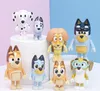 12Pcs Pokémon Cartoon Bluey Familie Anime Action Figur Produktbild-Vorschau 2