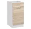 A single kitchen cabinet with two drawers and a wooden front, shown against a white background. Náhľad obrázku produktu