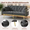 Merax 2 Sitzer Sofa, Couch mit Liegefunktion, 3 Produktbild-Vorschau 4