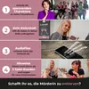 A collage of images and text describing a murder mystery game. Produktbild-Vorschau