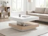 Couchtisch Andy Nachbildung Weiß/Sonoma Eiche, 360° Produktbild-Vorschau 2