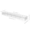 vidaXL Gabbione letto rialzato Acciaio zincato 540×90×50 cm Anteprima dell’immagine prodotto 11