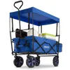 Carro de mano Arebos con toldo, color azul, 850 mm, 450 mm, Vista previa de la imagen del producto 1