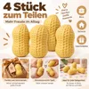 4er Set Erdnuss Squishy, weiches Anti-Stress Produktbild-Vorschau 6