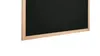 Lavagna nera con cornice in legno naturale 120x90 cm Anteprima dell’immagine prodotto 7